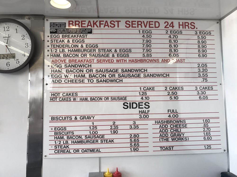 Hayes Hamburger and Chili Hayes Hamburger and Chili General Menu - American Menu in Kansas City, MO