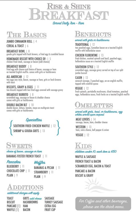 Kiva Grill Kiva Grill General Menu - Bars Menu in Gulf Shores, AL