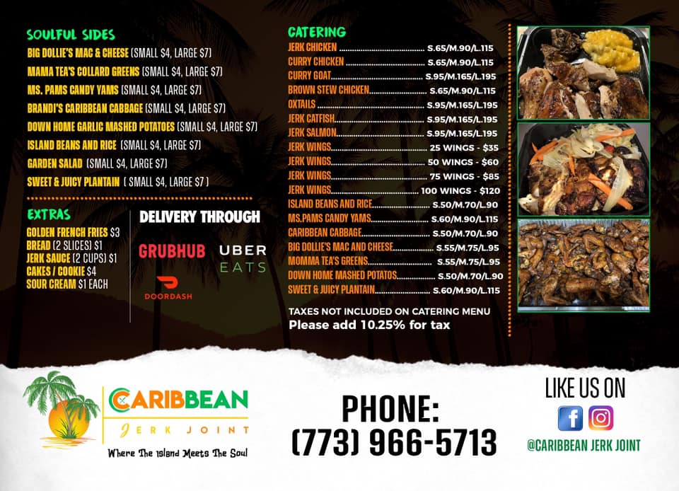 Caribbean Jerk Joint - Stony The Caribbean Jerk Joint Menu - Jerk Joint Menu in Chicago, IL