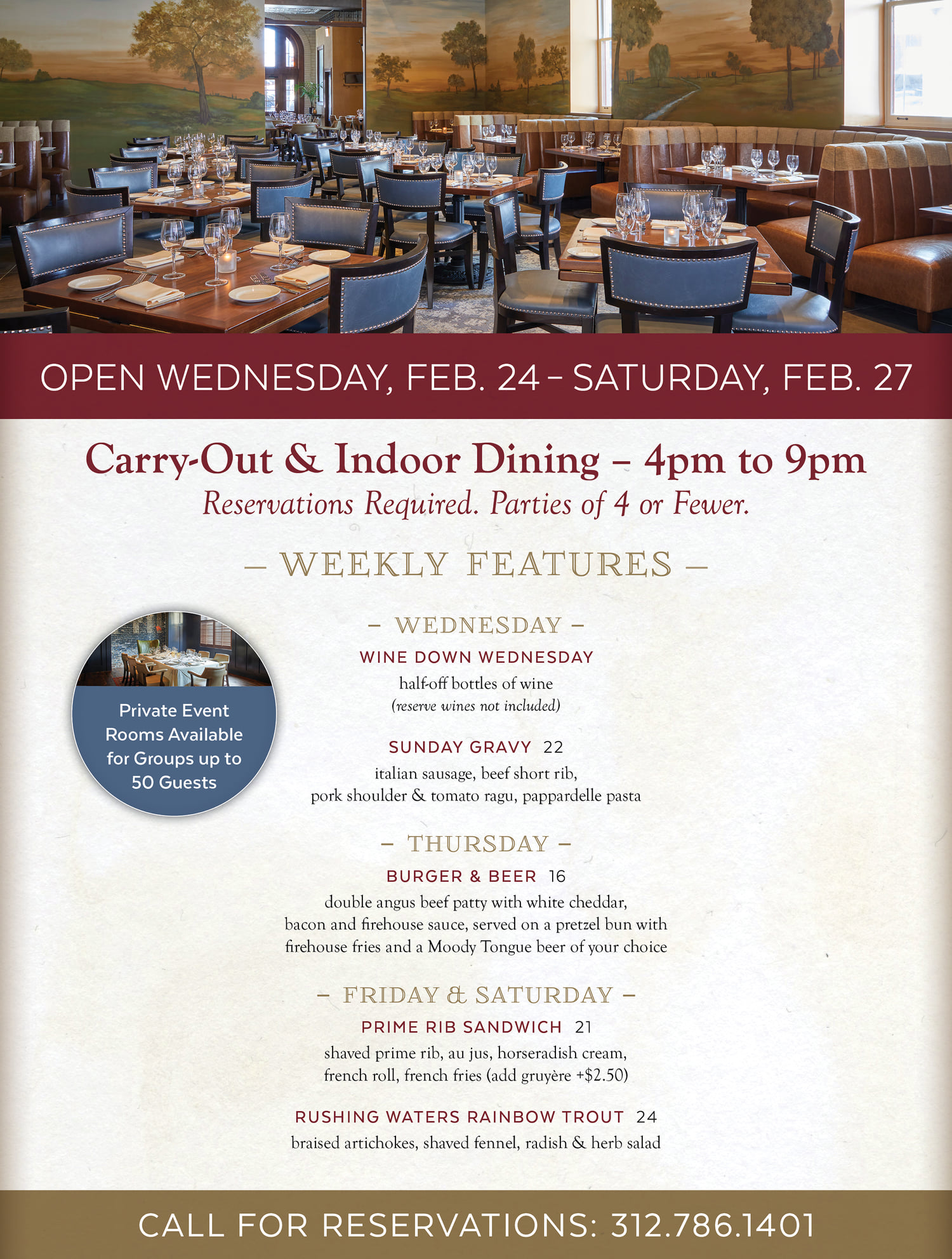 The Chicago Firehouse Restaurant The Chicago Firehouse Restaurant Menu - Bar Menu in Chicago, IL