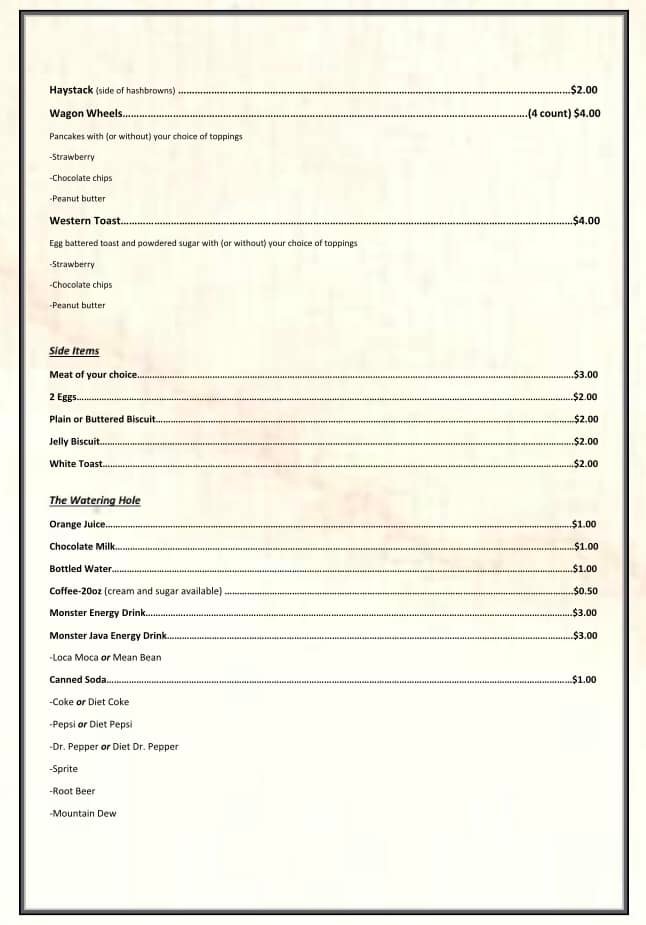 The Gravy Wagon The Gravy Wagon Menu - Food Trucks Menu in Springdale, AR