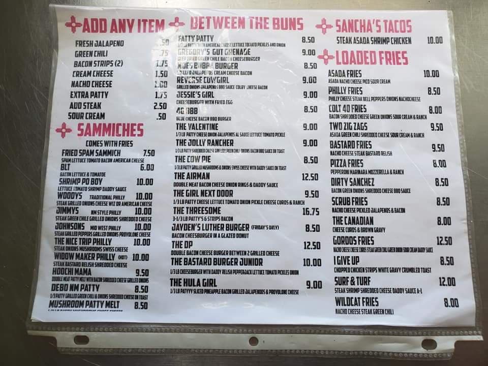 Yo mama's food trailer Yo Mamas Food Truck Menu - American Menu in Clovis, NM