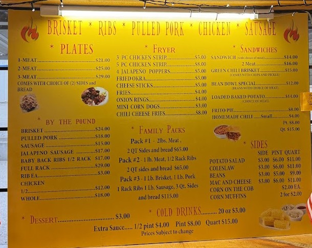 La Sierra Mesquite Smoked BBQ La Sierra Mesquite Smoked BBQ General Menu - BBQ Menu in Roswell, NM