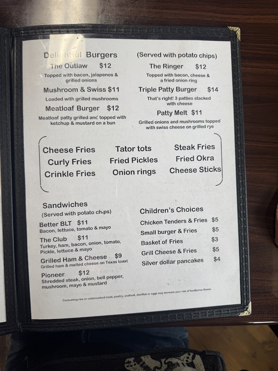 Miss Mary's Miss Mary's General Menu - Restaurant Menu in Gentry, AR