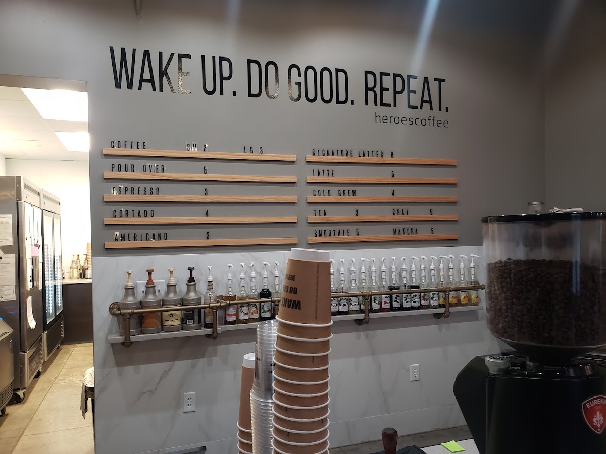 Heroes Coffee Interior Photo - Heroes Coffee Cafe in Rogers, AR